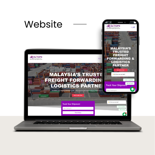 Website Design & Developement: Detops Express