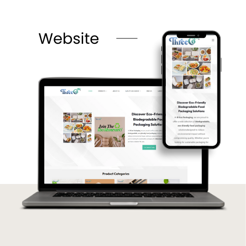 Website Design & Developement: B Eco Packaging